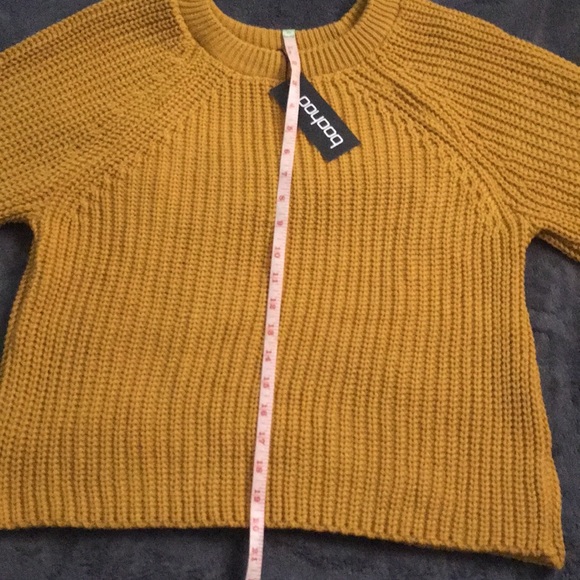 FINAL PRICE DROPMustard Yellow Wide Sleeve Sweater - Picture 7 of 8